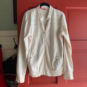 Puma x Ferrari cream zip up sweater men’s xl